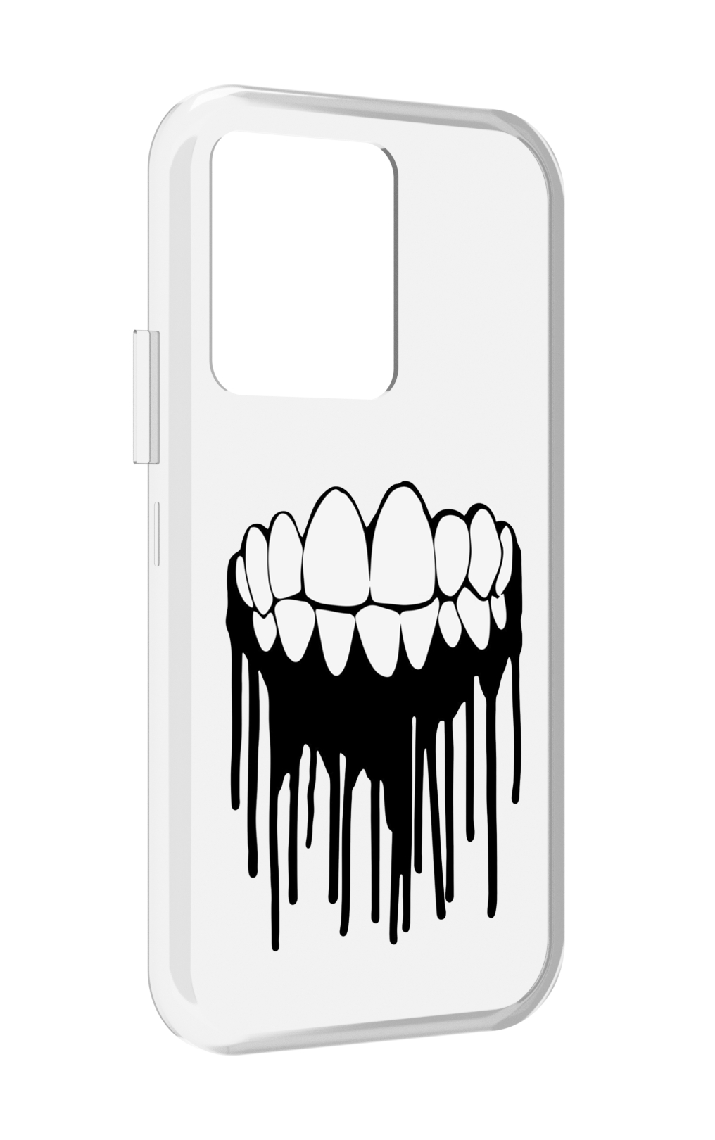 

Чехол MyPads зубы для Vivo iQOO 10, Прозрачный, Tocco