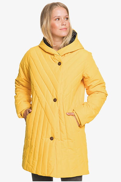 

Куртка женская Roxy ERJJK03378-YKK0 желтая 34, ERJJK03378-YKK0