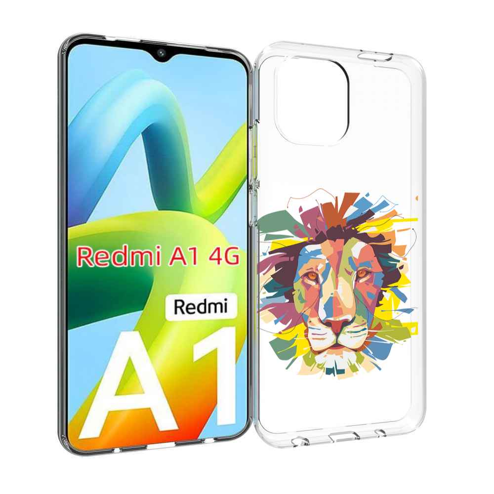 

Чехол Mypads Разноцветный-Лев Детский Для Xiaomi Redmi A1, Прозрачный, Tocco