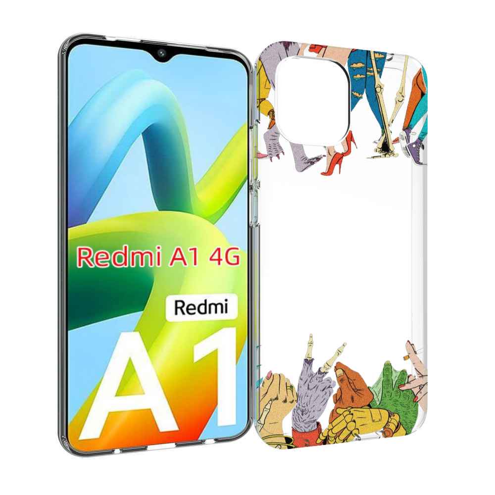 Чехол Mypads Разные Персонажи Пальчики Для Xiaomi Redmi A1