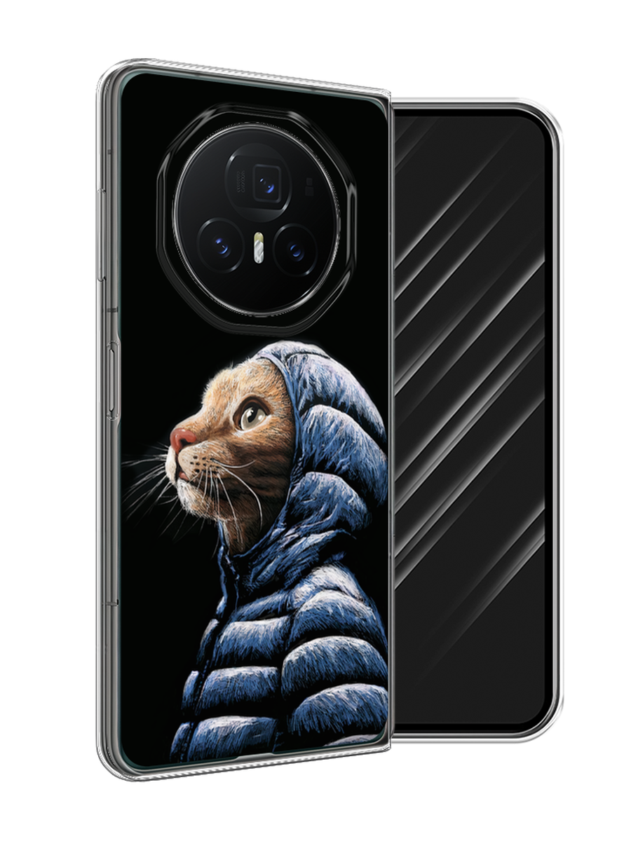 

Чехол Awog на Honor Magic V3 "Кот в капюшоне", Черный;бежевый;синий, 6125050-1