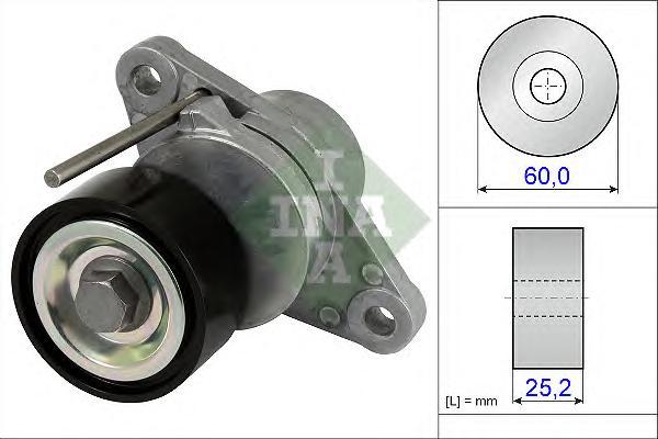 

534 0474 10_Ролик Натяжной Ремня Генератора Rеnаult Lоgаn/Dustеr 1.6 16V 10> INA 534047410