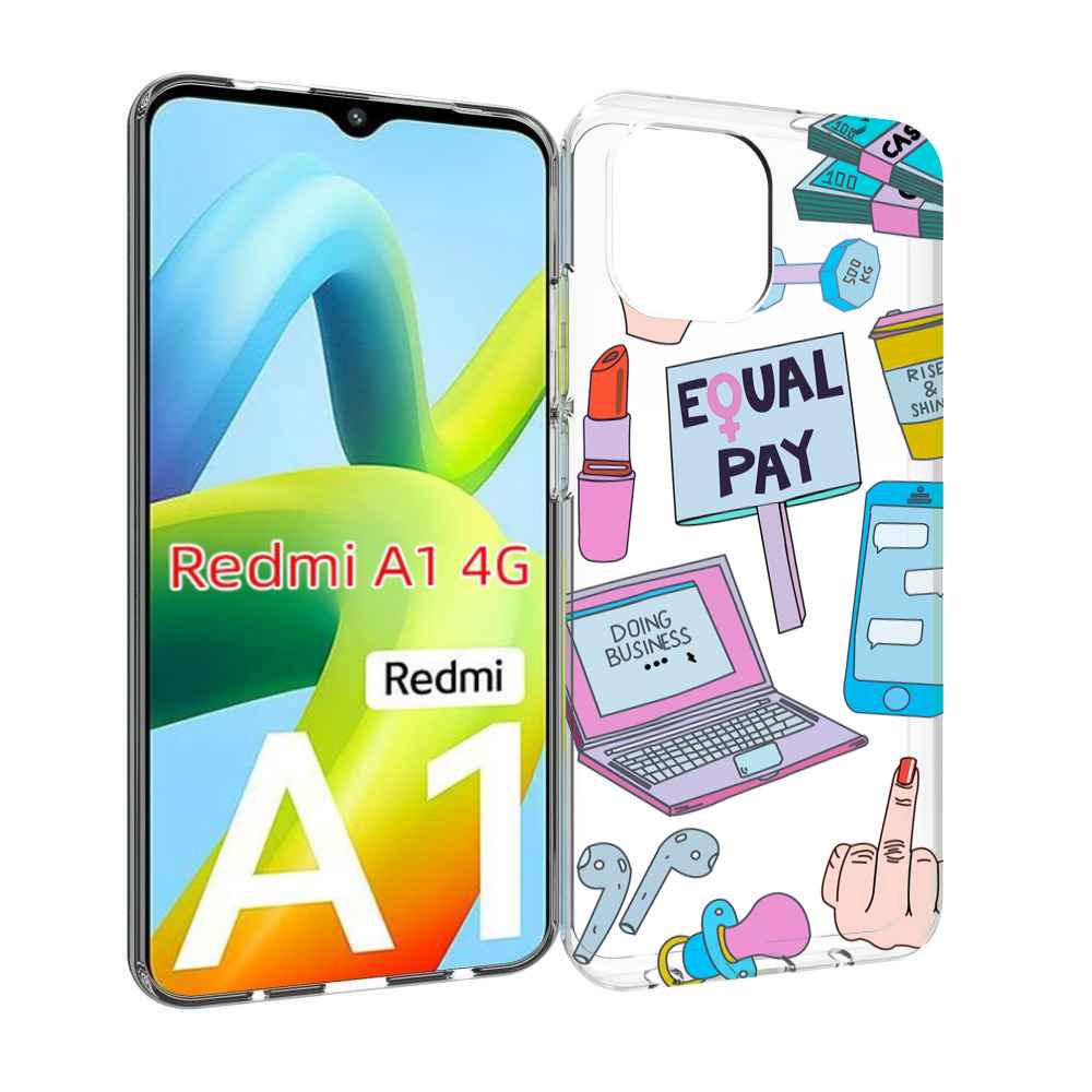 

Чехол Mypads Разные-Штучки Для Xiaomi Redmi A1, Прозрачный, Tocco