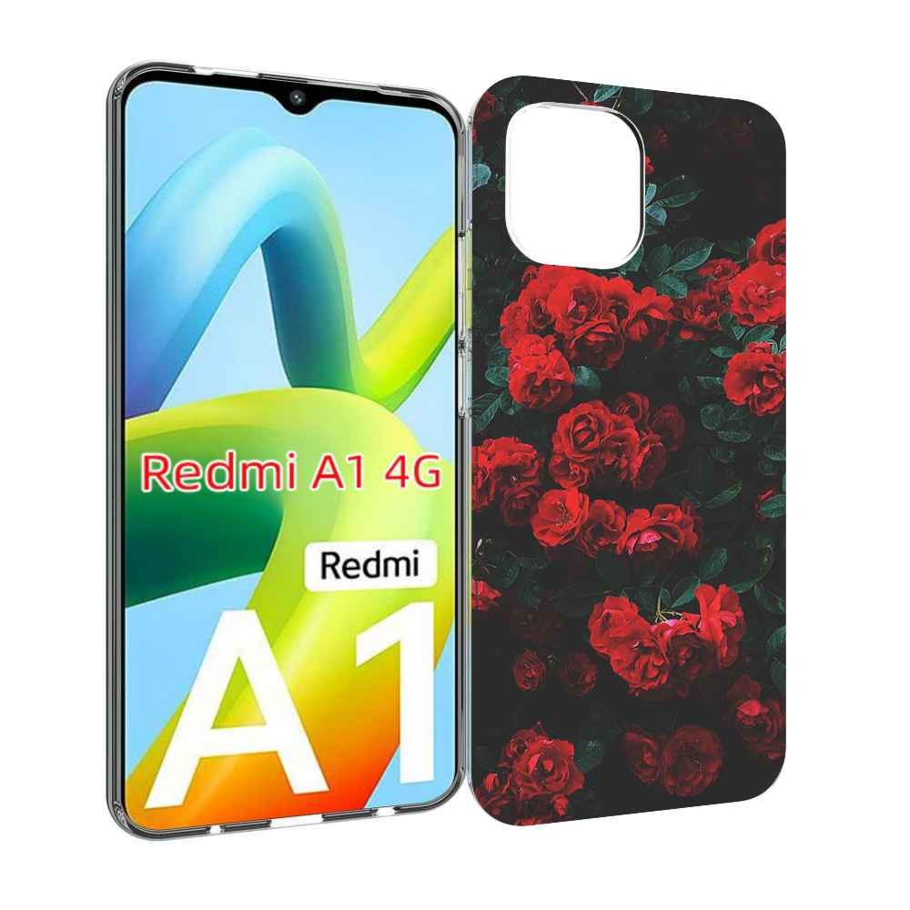 

Чехол Mypads Розы-В-Листьях Для Xiaomi Redmi A1, Прозрачный, Tocco