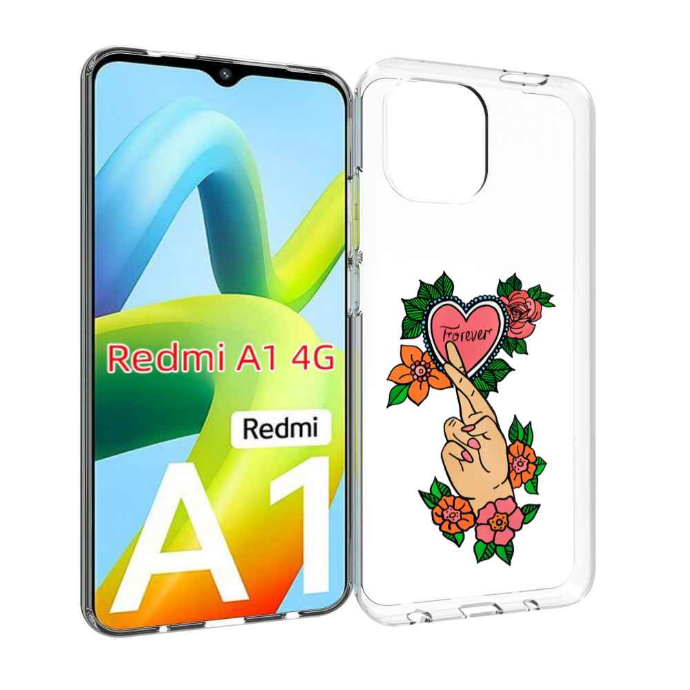 

Чехол Mypads Ручки-Навсегда Женский Для Xiaomi Redmi A1, Прозрачный, Tocco