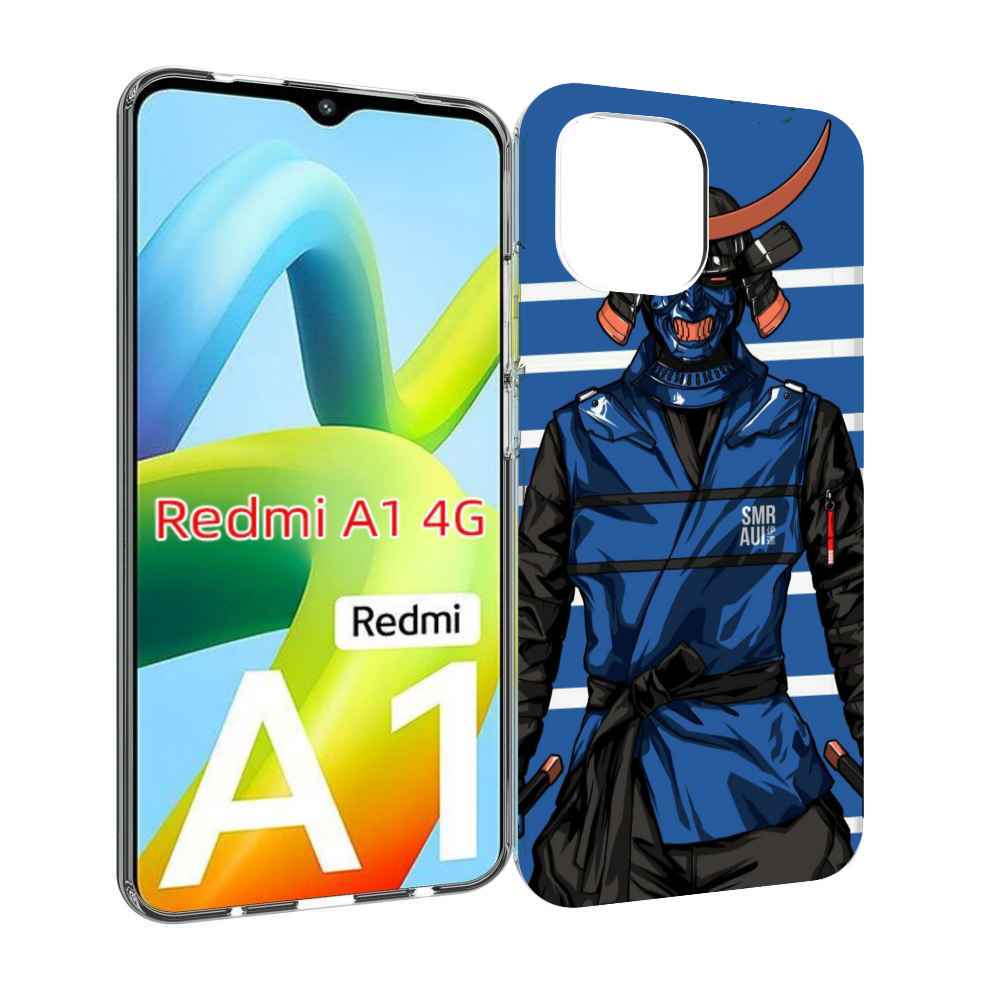 

Чехол Mypads Самурай В Синей Форме Для Xiaomi Redmi A1, Прозрачный, Tocco