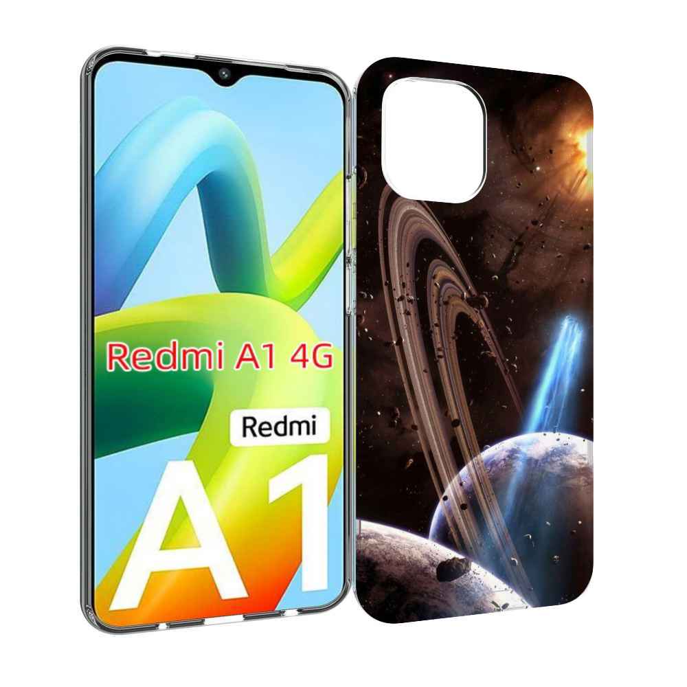 

Чехол Mypads Сатурн В Космосе Для Xiaomi Redmi A1, Прозрачный, Tocco