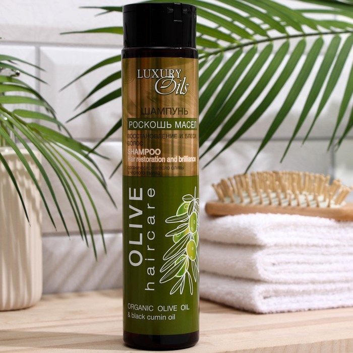 

Шампунь Восстановление и блеск волос Luxury Oils , 350 мл