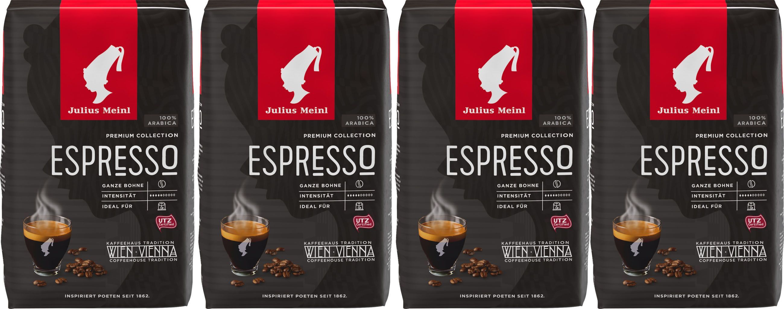 Кофе в зернах Julius Meinl Грандэ Espresso, арабика, 500 г х 4 шт.