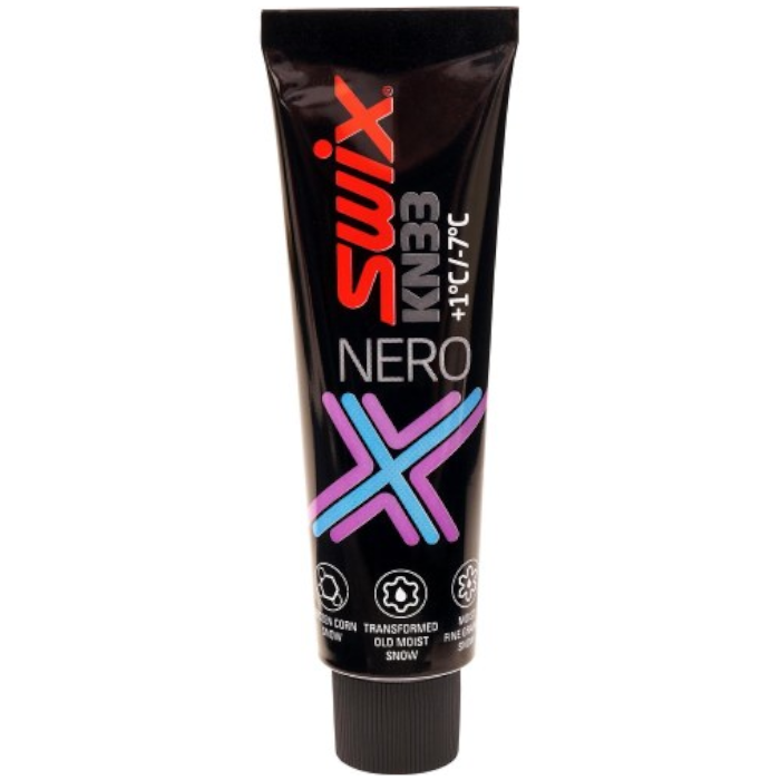 Клистер SWIX KN33 Nero klister со скребком (-7°С +1°С) 55 г.