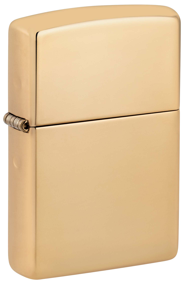 Зажигалка ZIPPO Armor с покрытием High Polish Brass, латунь/сталь, золотистая, 38x13x57 мм