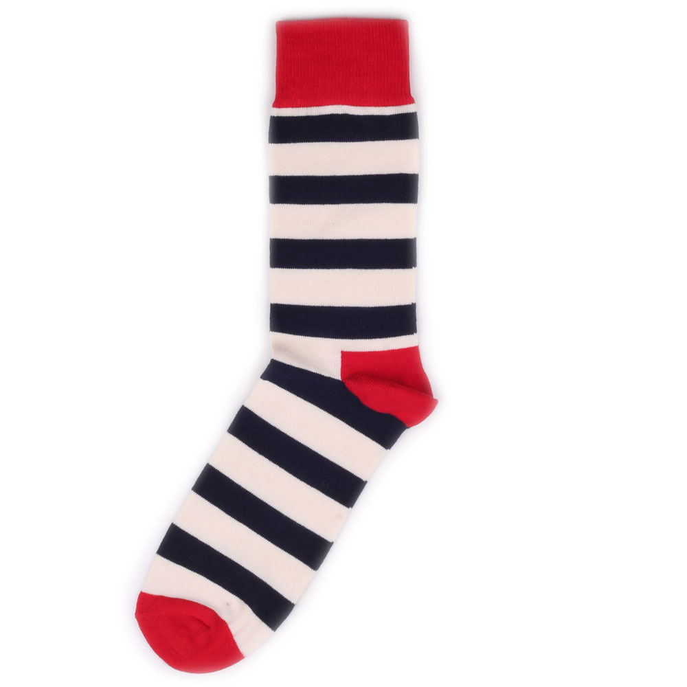 фото Носки happy socks stripe красные 41-46