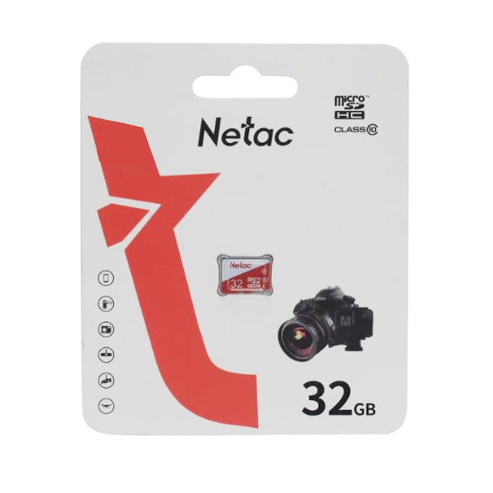 карта памяти micro SDHC 32Gb Netac P500 Eco Class 10 (NT02P500ECO-032G-S)