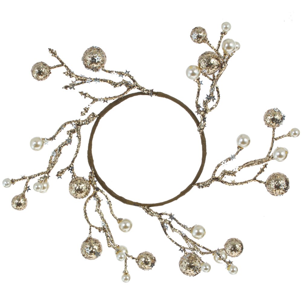 

Искусственная ветка Remeco Collection 18 х 2,5 х 18 см, Золотистый