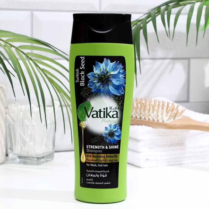 

Шампунь для волос Dabur VATIKA BLACK SEED сила и блеск, 400 мл