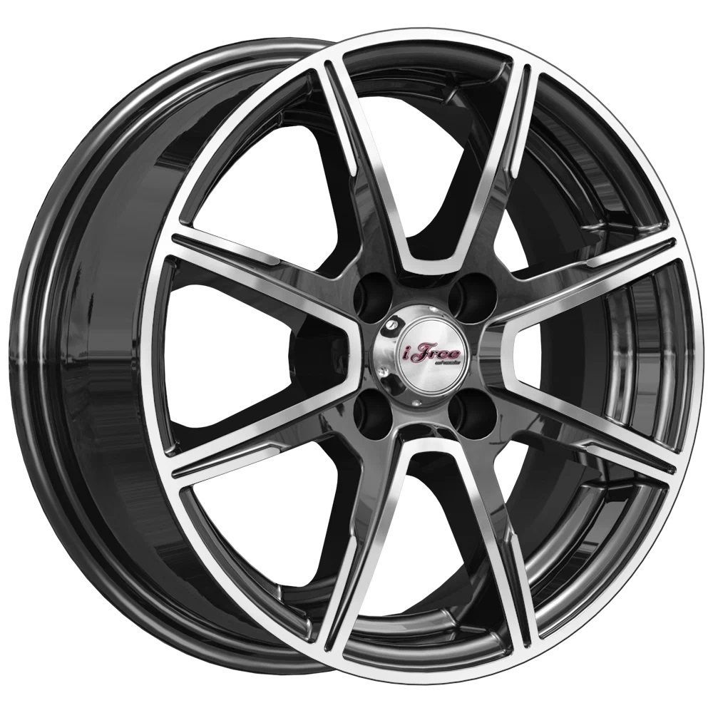 

Колесный диск iFree Майами лайт 5.5x14 ET27 4x98 D58.5 Блэк Джек, арт. 724800, Черный;серебристый, Майами лайт