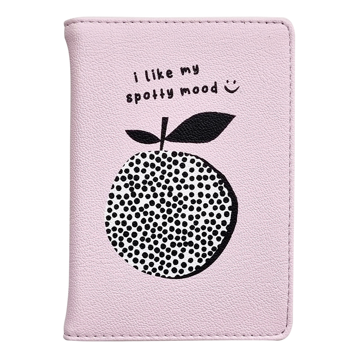 фото Обложка для паспорта унисекс be smart mood розовая/черная