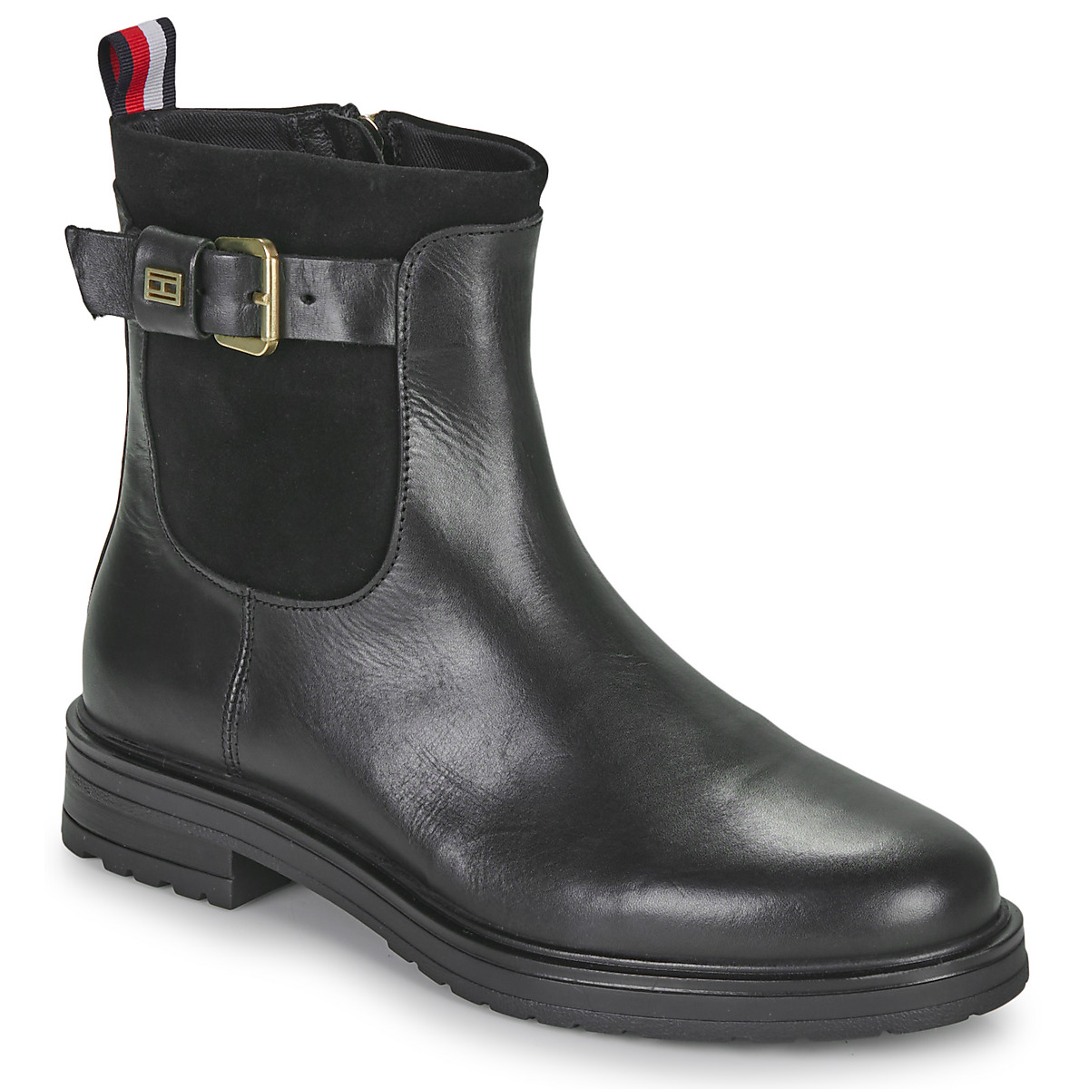 

Полусапоги женские Tommy Hilfiger 25262642 черные 39 EU, Черный, 25262642