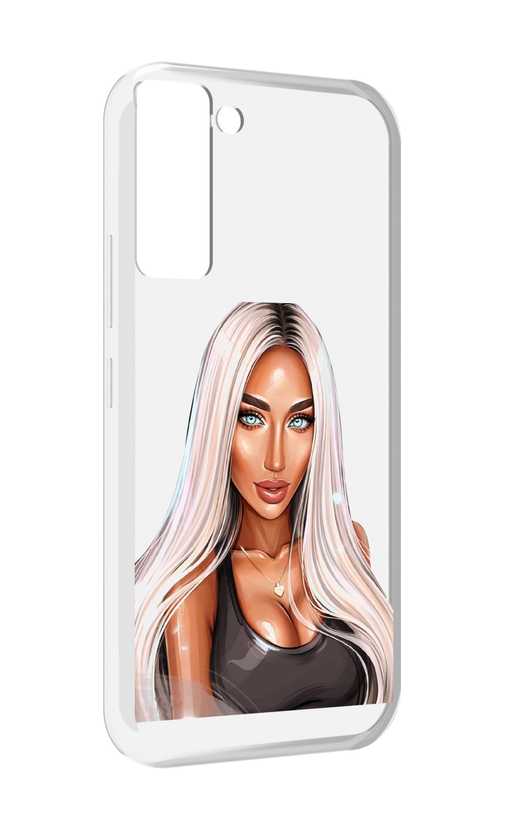 

Чехол MyPads Блондинка женский для Tecno Pop 5 LTE / Pop 5 Pro, Прозрачный, Tocco