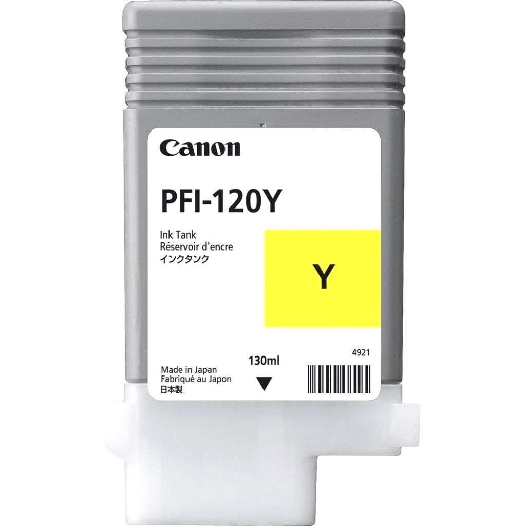 Картридж для струйного принтера Canon PFI-120 2888C001 Yellow, оригинальный желтый