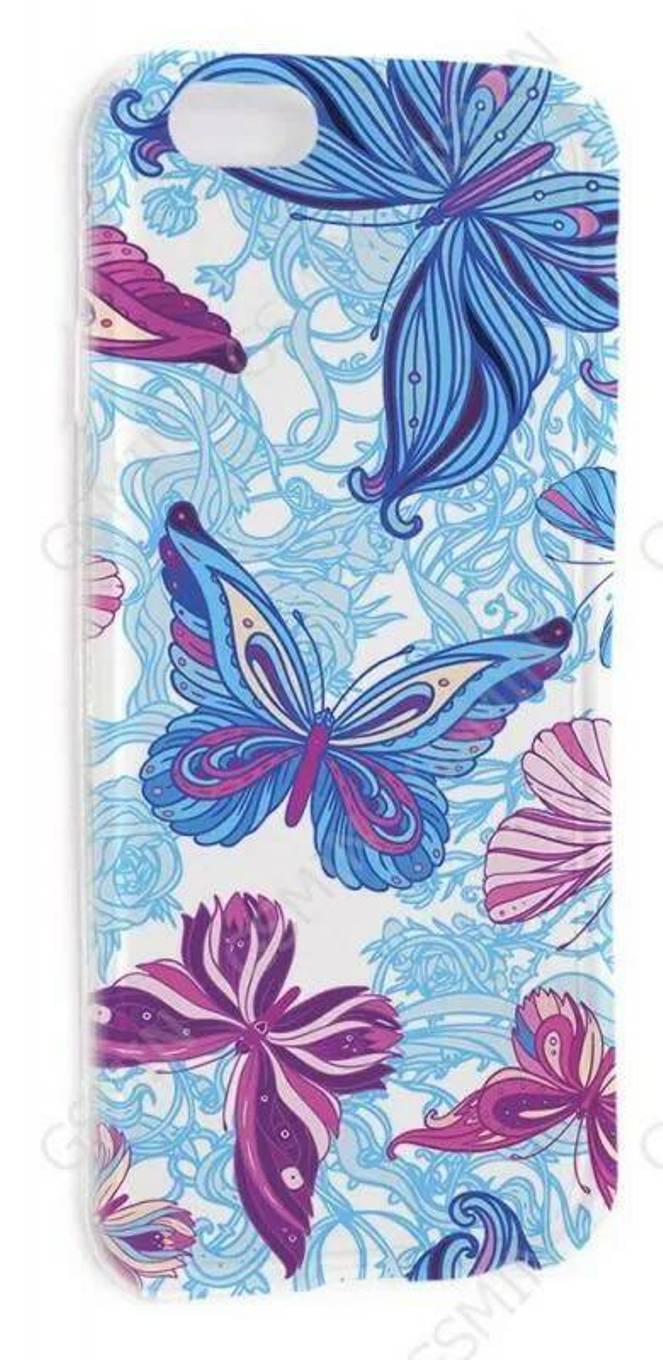 

Чехол силиконовый для Apple iPhone 6/6S TPU (Прозрачный) (Дизайн 12)