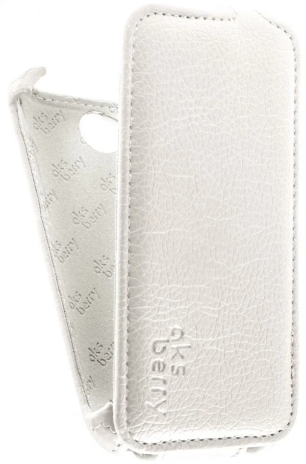 

Кожаный чехол для Lenovo Vibe K5 / K5 Plus (A6020) Aksberry Protective Flip Case (Белый)