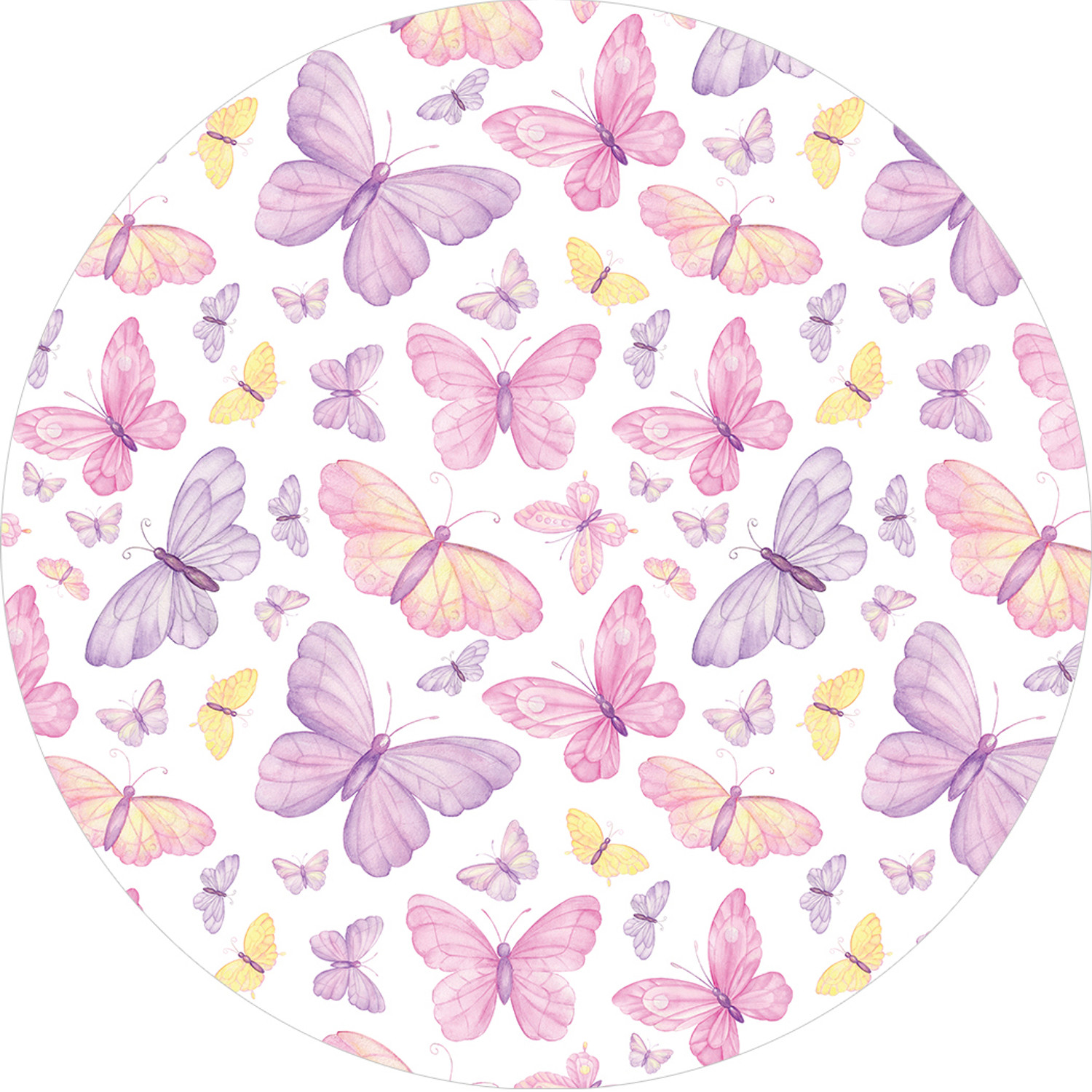 Парео женское JoyArty Нежные бабочки белое, 150x150 см