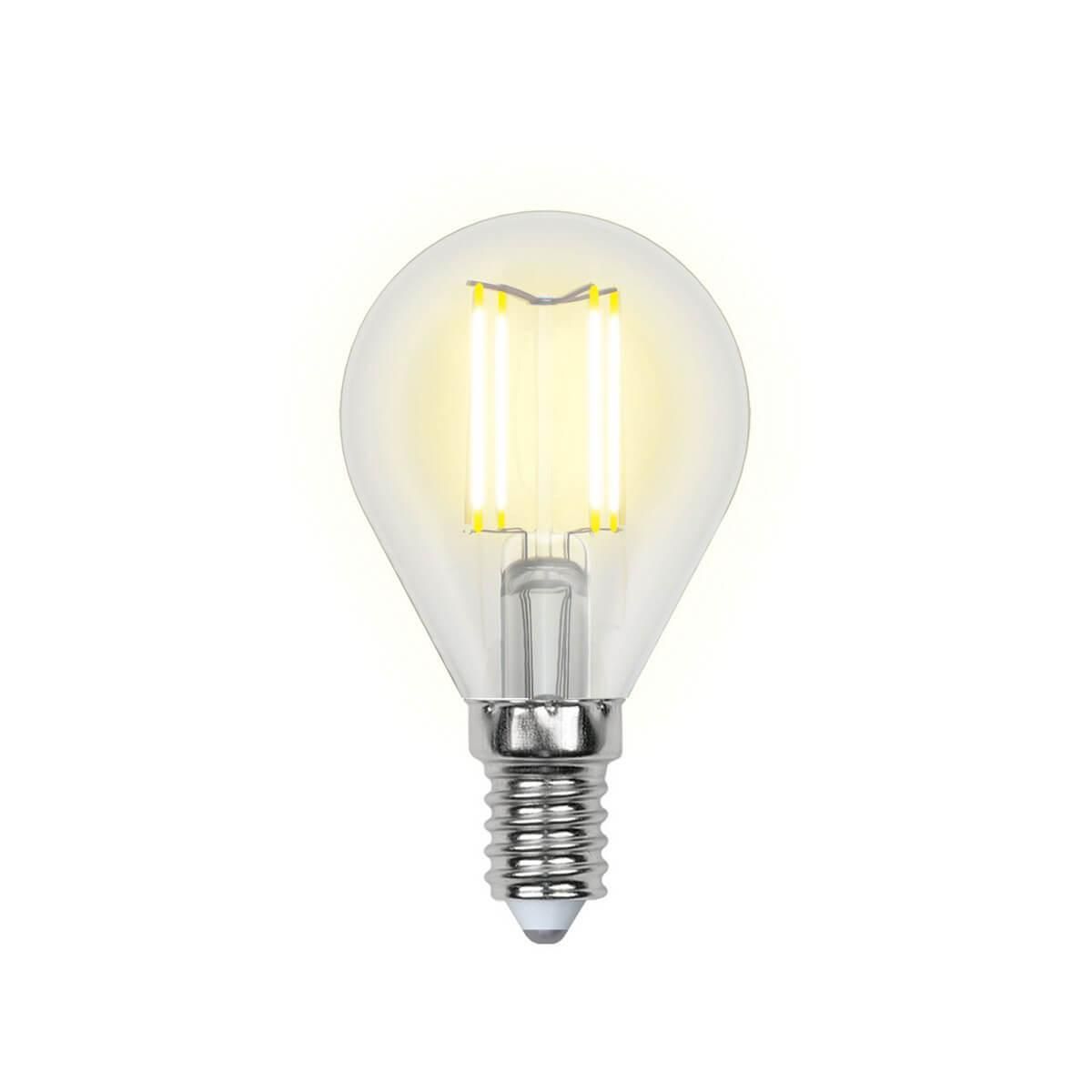 

Лампа филаментная Uniel E14 6W 3000K LED-C35-6W/WW/E14/CL GLA01TR UL-00002196