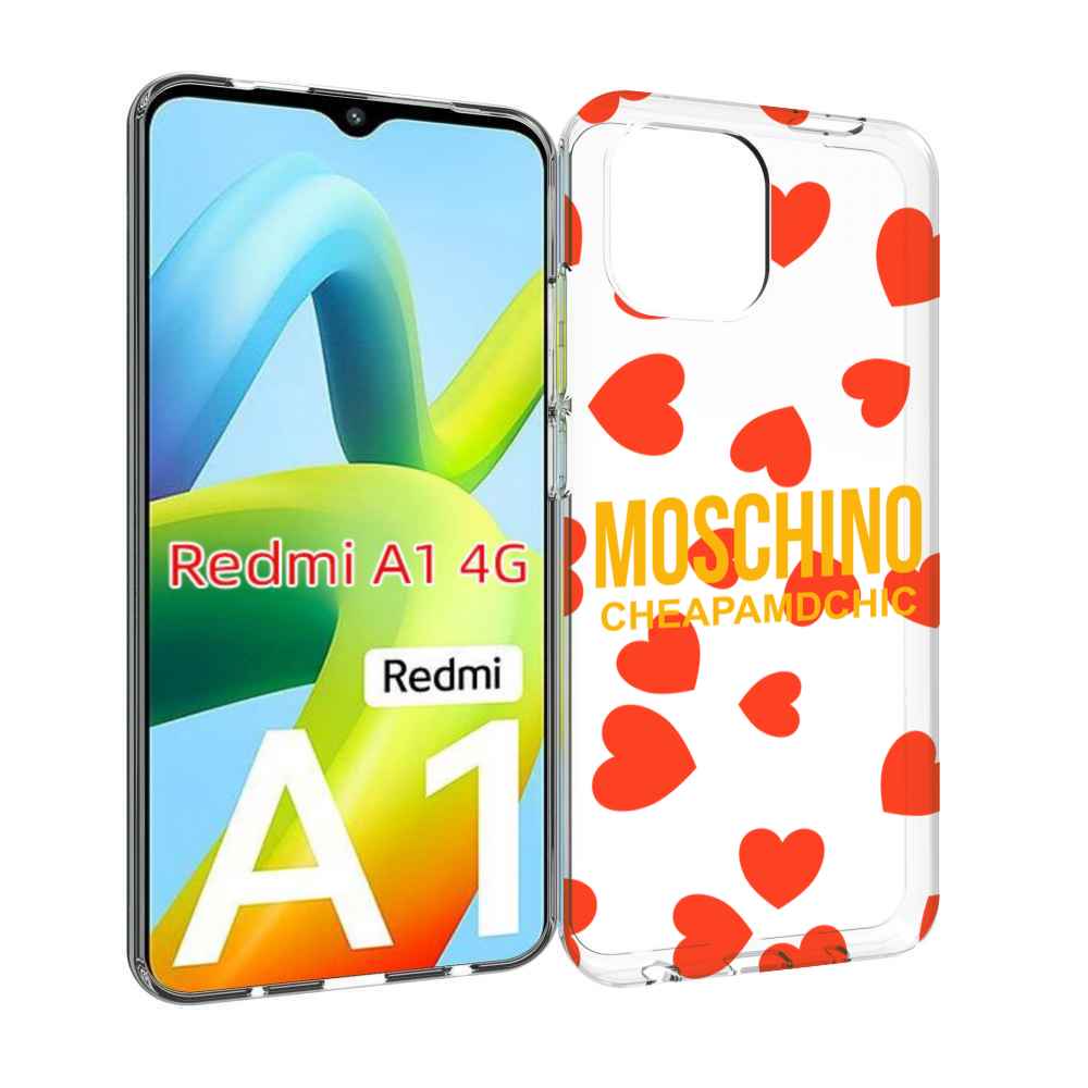 Чехол Mypads Сердца-Москино Для Xiaomi Redmi A1