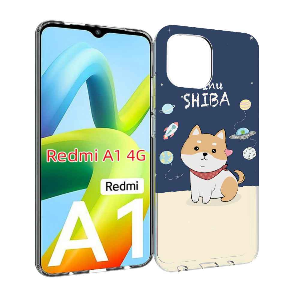 

Чехол Mypads Сиба-Шиба-Ину Для Xiaomi Redmi A1, Прозрачный, Tocco