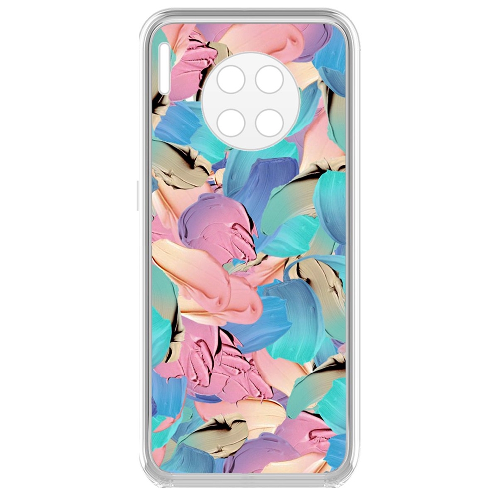 Чехол-накладка Krutoff Clear Case Абстракт краска для Huawei Mate 30