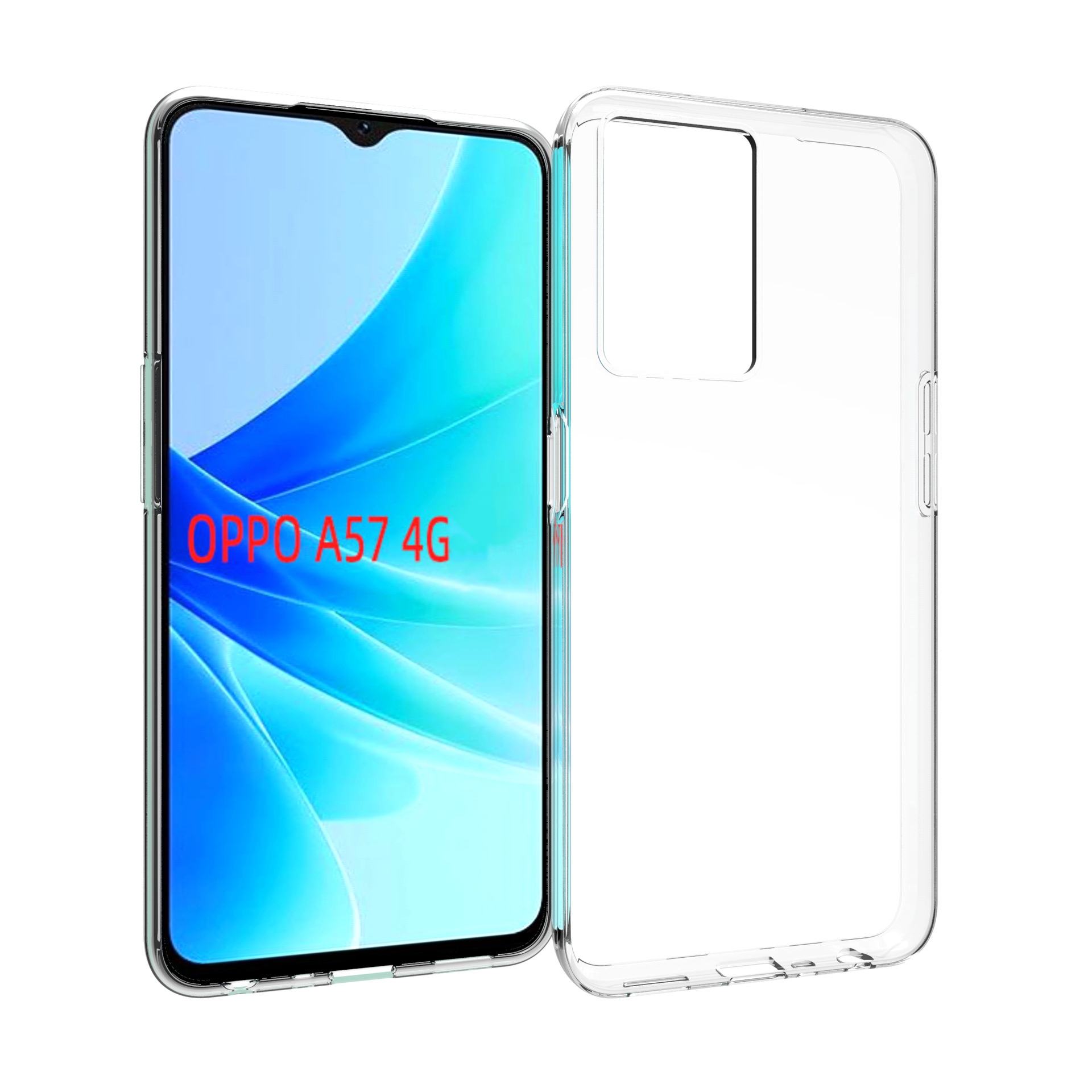 Чехол-бампер MyPads для OPPO A57s/OPPO A57 4G 2022/OPPO A77 4G 2022 прозрачный