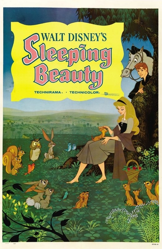 

Постер к мультфильму "Спящая красавица" (Sleeping Beauty) Оригинальный 68,6x104,1 см