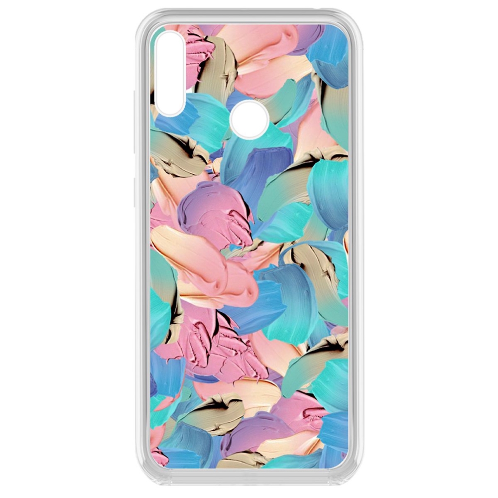 

Чехол-накладка Krutoff Clear Case Абстракт краска для Huawei Y7 (2019), Прозрачный