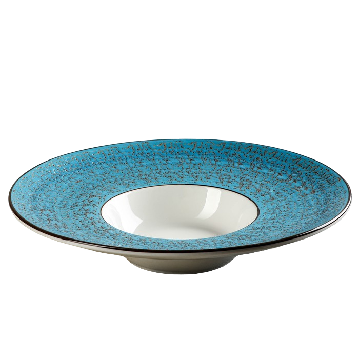 Тарелка для пасты Splash, d=27 см, 250 мл, цвет голубой