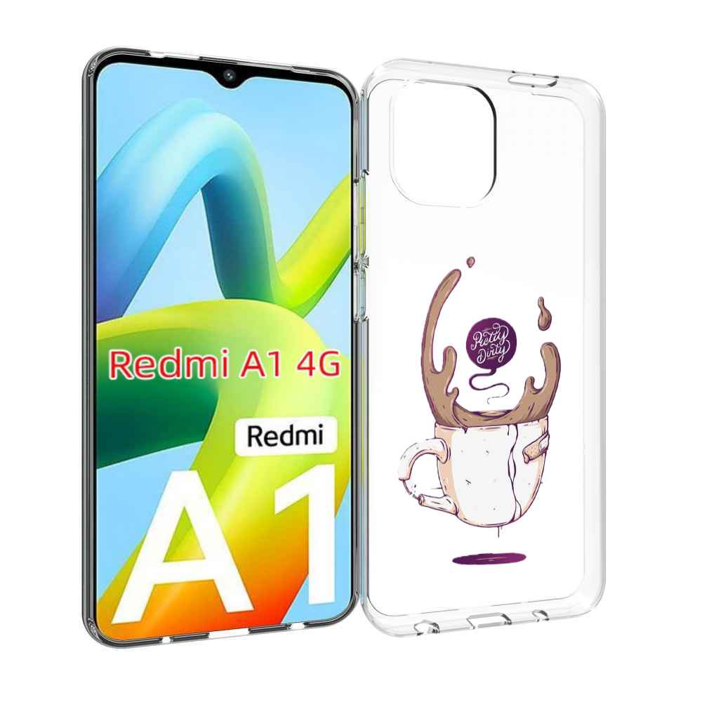 

Чехол Mypads Сломанный Стаканчик Для Xiaomi Redmi A1, Прозрачный, Tocco