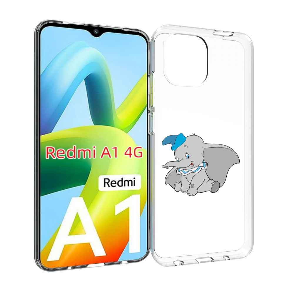 

Чехол Mypads Слоненок-С-Большими-Ушками Для Xiaomi Redmi A1, Прозрачный, Tocco