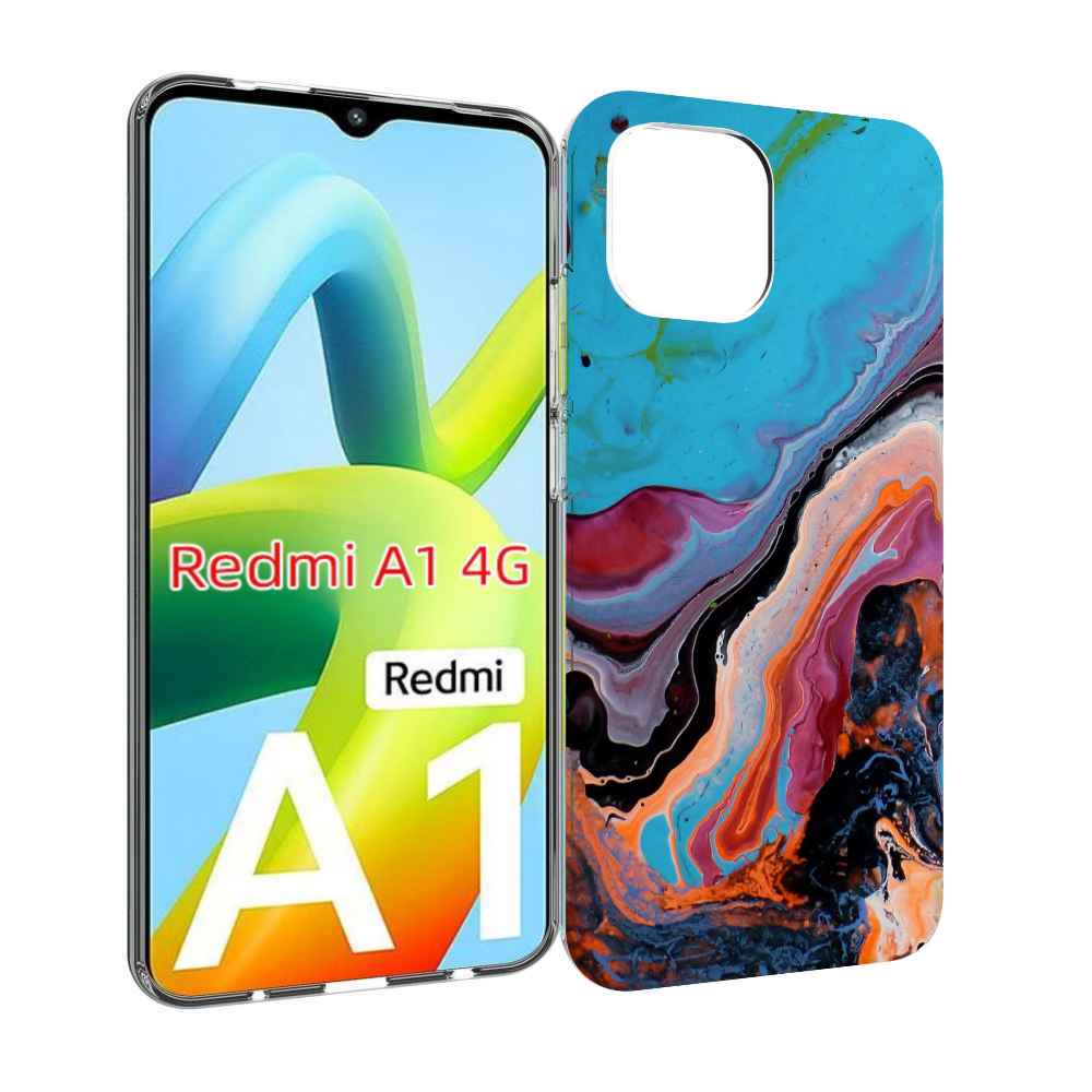 

Чехол Mypads Смешанные Краски Для Xiaomi Redmi A1, Прозрачный, Tocco