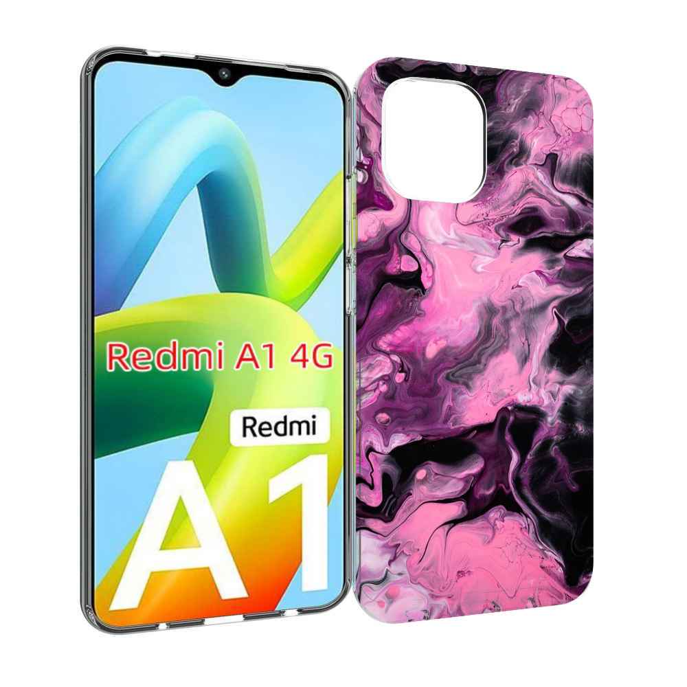 

Чехол Mypads Смешивание-Фиолетового Для Xiaomi Redmi A1, Прозрачный, Tocco