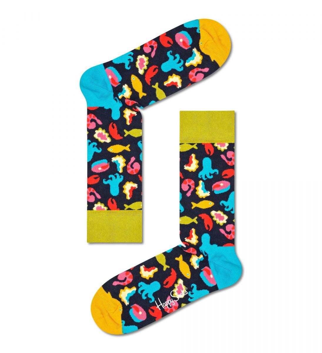 

Носки унисекс Happy Socks FDM01 черные 25, FDM01