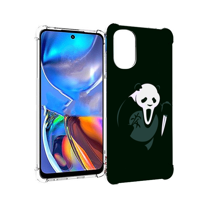 

Чехол MyPads Панда-крик для Motorola Moto E32, Прозрачный, Tocco