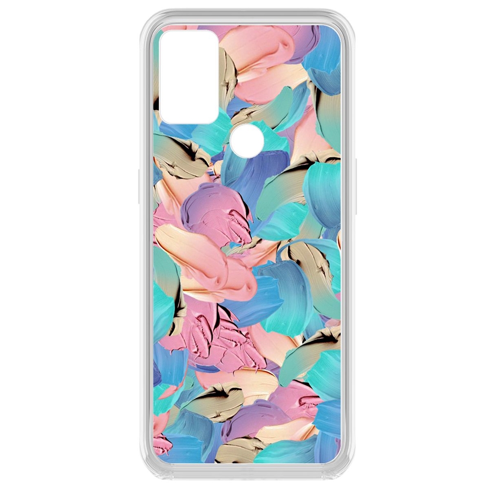 

Чехол-накладка Krutoff Clear Case Абстракт краска для OnePlus Nord N10 5G