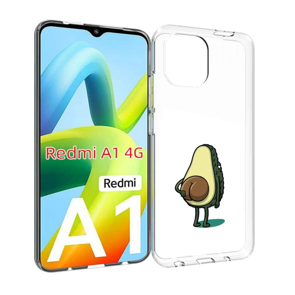 

Чехол Mypads Смешной Авокадо Сзади Для Xiaomi Redmi A1, Прозрачный, Tocco