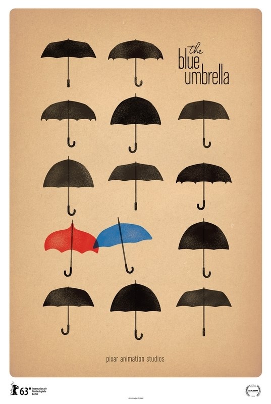 

Постер к мультфильму "Синий зонтик" (The Blue Umbrella) A1