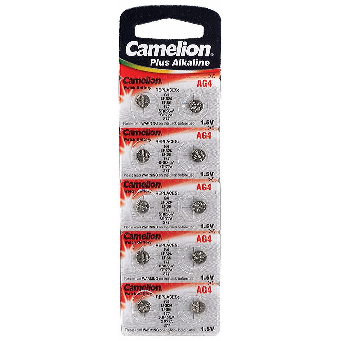 

Батарейки Camelion G4 377A/LR626/177, 10 шт