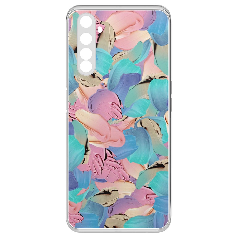 

Чехол-накладка Krutoff Clear Case Абстракт краска для Realme 6