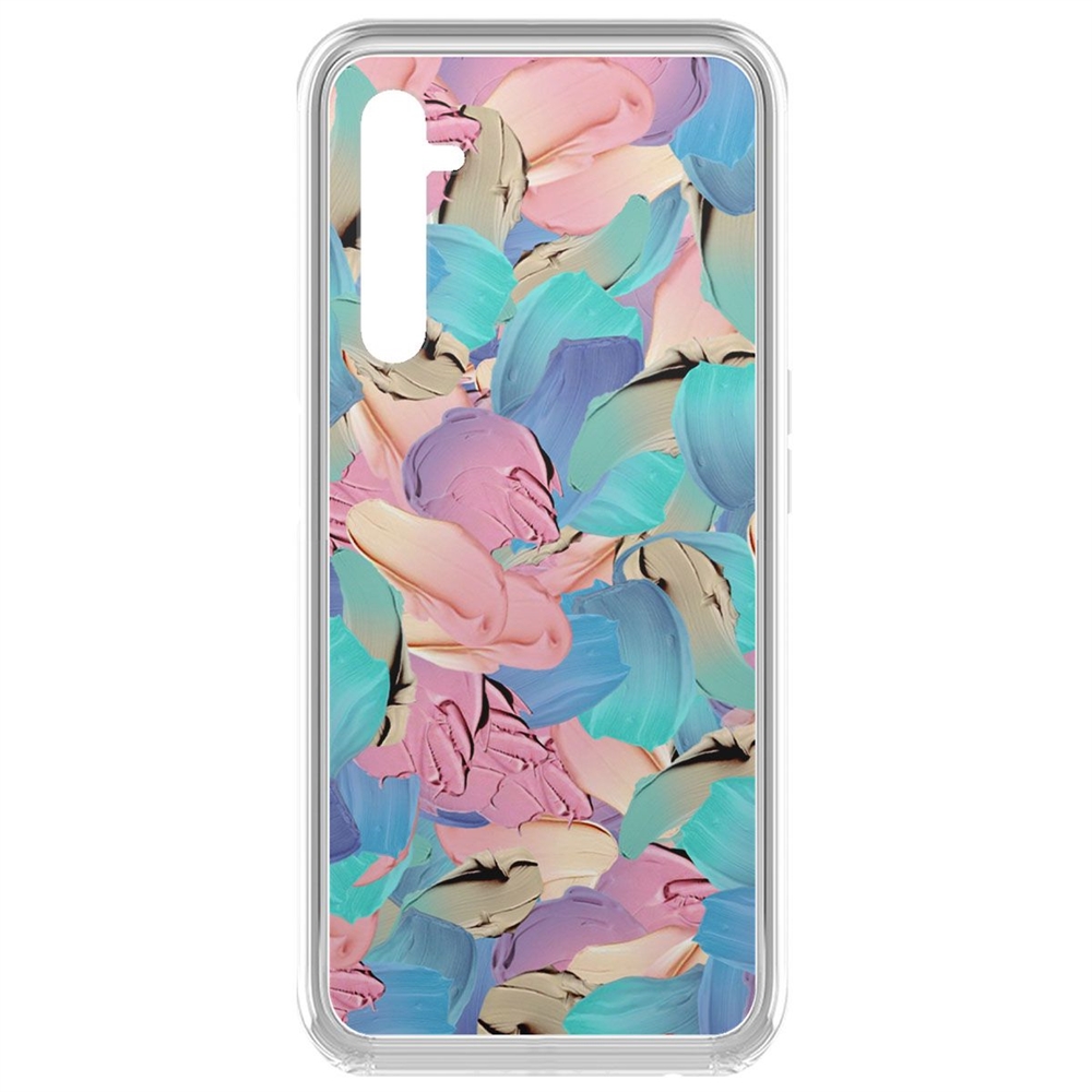 

Чехол-накладка Krutoff Clear Case Абстракт краска для Realme 6 Pro