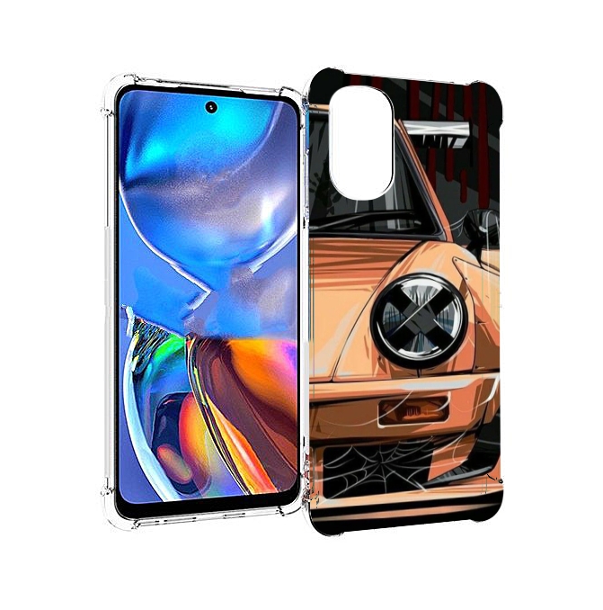 

Чехол MyPads Порш мужской для Motorola Moto E32, Прозрачный, Tocco