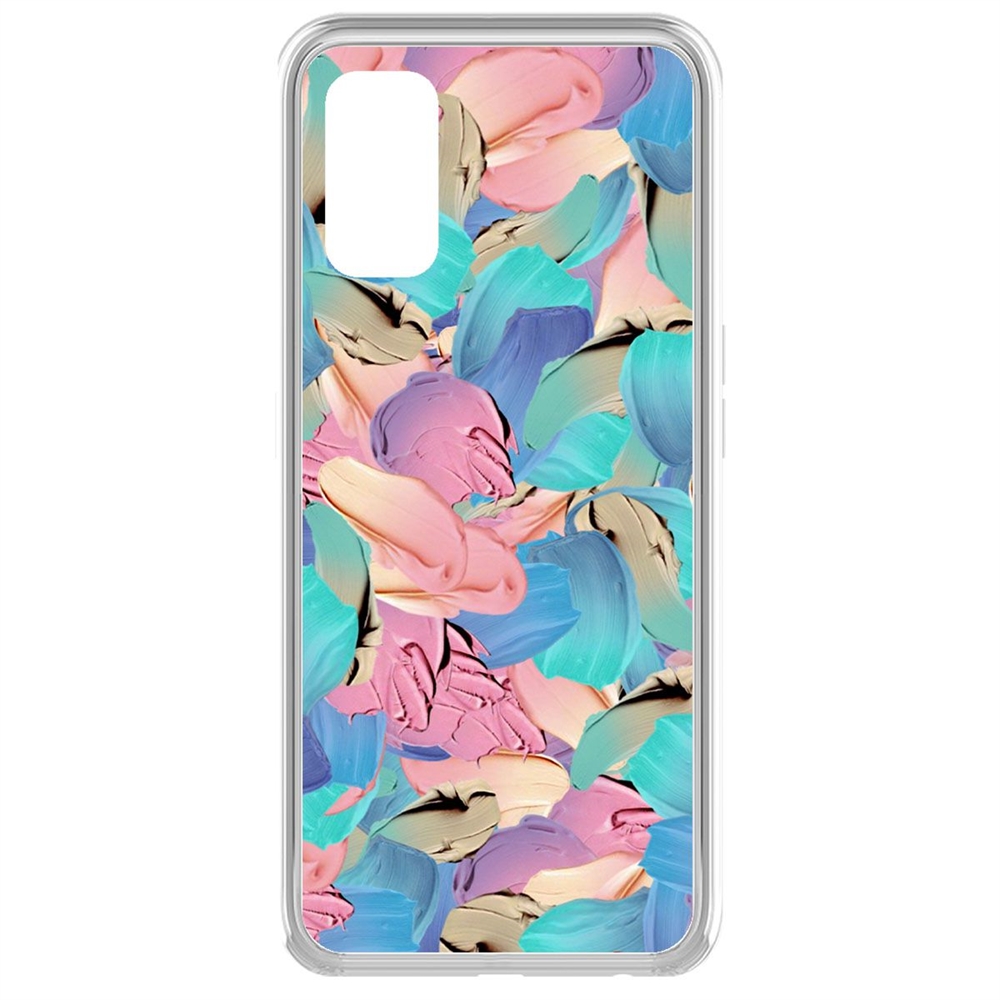 

Чехол-накладка Krutoff Clear Case Абстракт краска для Realme 7 Pro