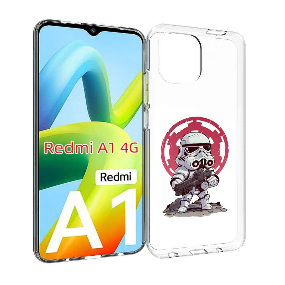 

Чехол Mypads Солдат-Из-Старварс Для Xiaomi Redmi A1, Прозрачный, Tocco